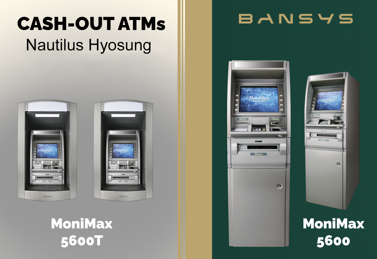 Cash-out банкоматы Nautilus Hyosung MХ 5600 и MХ 5600T по выгодным ценам!